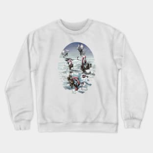 Flamingos in the Clouds Crewneck Sweatshirt